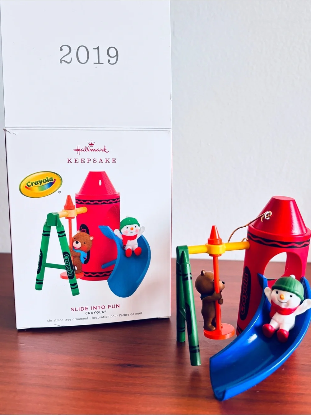 Hallmark & Crayola Holiday Ornament- Slide into Fun - 2019